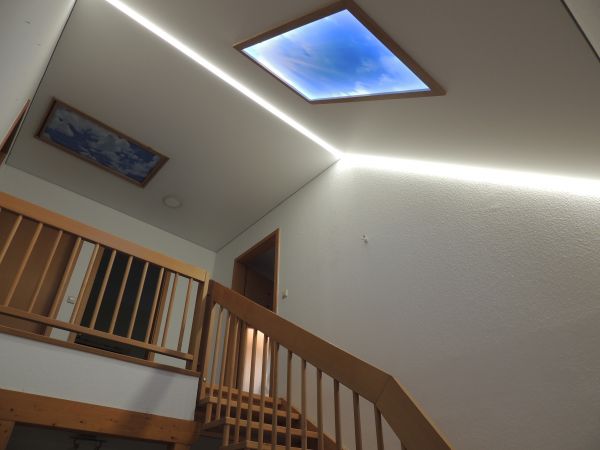 Treppenhausbeleuchtung ber Lichtfenster
